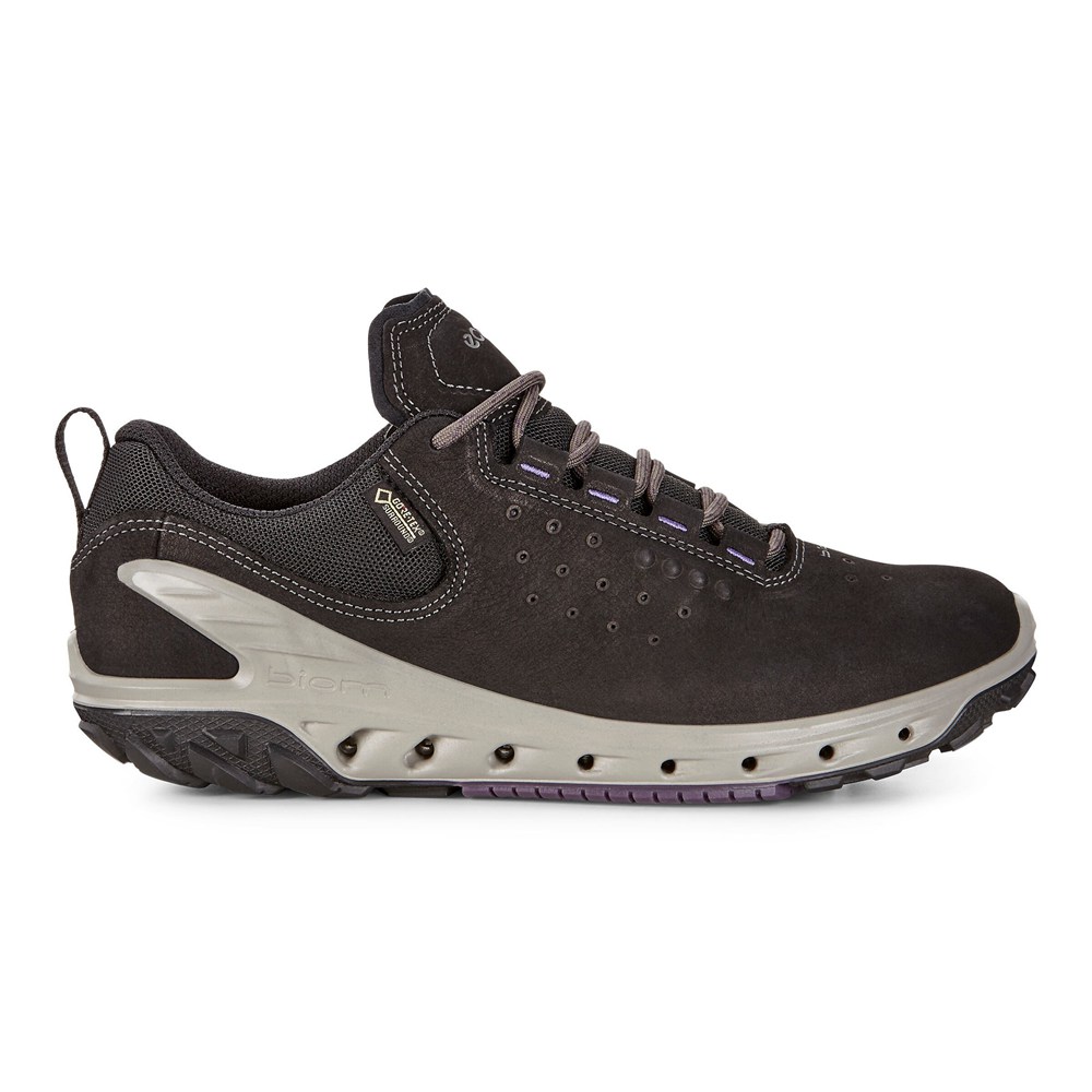 ECCO スニーカー レディース 黒 - W Biom Venture Gtx Tie - NRX-752893